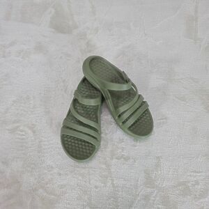 Joybees Lakeshore Sandal Dusty Olive Women's 6 Support Comfy Textured Footbed